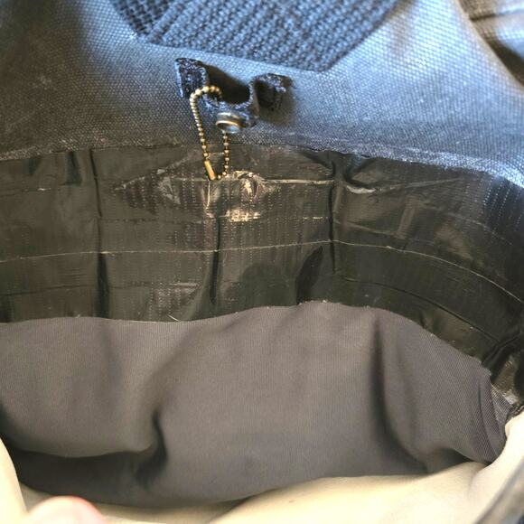 Sons of Trade LARGE Tactical tote in Back Oilcloth Canvas - Picture 12 of 12